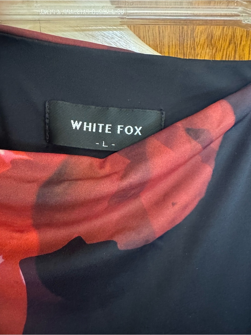 White Fox Boutique Red & Orange Floral Skirt Set - Picture 3 of 3